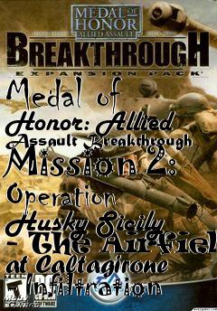 Box art for Medal of Honor: Allied Assault Breakthrough