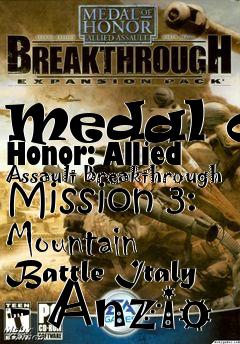 Box art for Medal of Honor: Allied Assault Breakthrough