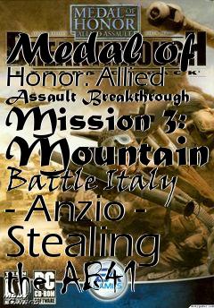 Box art for Medal of Honor: Allied Assault Breakthrough