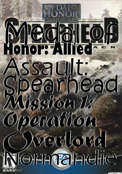 Box art for Medal of Honor: Allied Assault: Spearhead