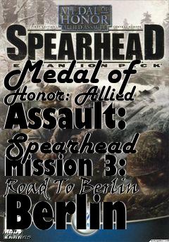 Box art for Medal of Honor: Allied Assault: Spearhead