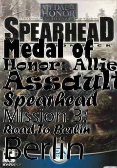 Box art for Medal of Honor: Allied Assault: Spearhead