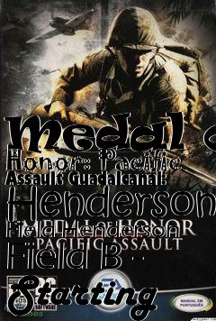 Box art for Medal of Honor: Pacific Assault