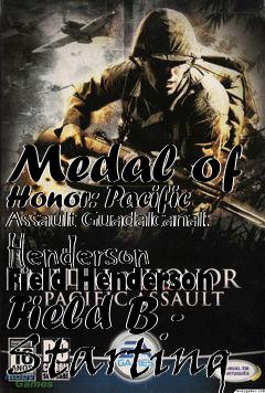 Box art for Medal of Honor: Pacific Assault