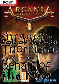 Box art for ArcaniA - Fall of Setarrif