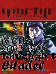 Box art for Mortyr - 2093-1944