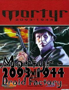 Box art for Mortyr - 2093-1944