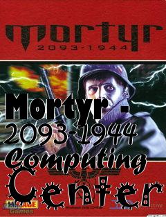 Box art for Mortyr - 2093-1944