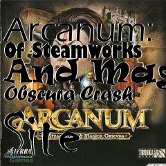 Box art for Arcanum: Of Steamworks And Magic Obscura