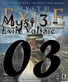 Box art for Myst 3 - Exile