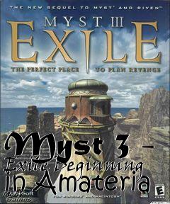 Box art for Myst 3 - Exile