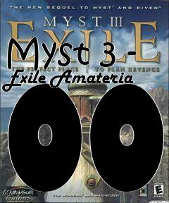 Box art for Myst 3 - Exile