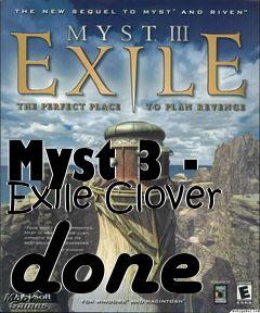 Box art for Myst 3 - Exile