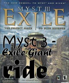 Box art for Myst 3 - Exile