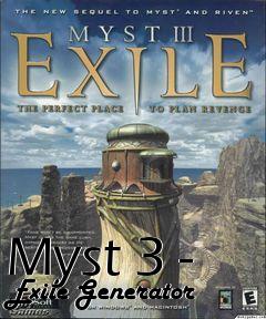 Box art for Myst 3 - Exile