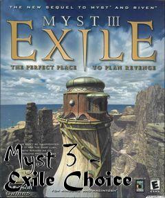 Box art for Myst 3 - Exile