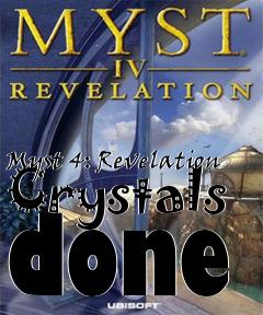 Box art for Myst 4: Revelation