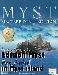 Box art for Myst - Masterpiece Edition