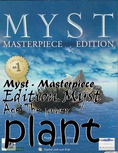 Box art for Myst - Masterpiece Edition