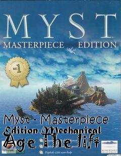 Box art for Myst - Masterpiece Edition