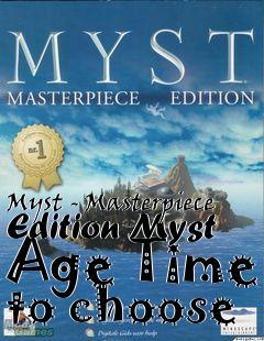 Box art for Myst - Masterpiece Edition