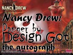 Box art for Nancy Drew: Danger by Design