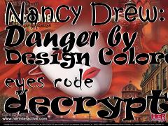 Box art for Nancy Drew: Danger by Design