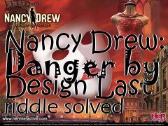 Box art for Nancy Drew: Danger by Design