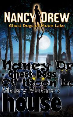 Box art for Nancy Drew - Ghost Dogs Of Moon Lake