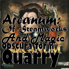 Box art for Arcanum: Of Steamworks And Magic Obscura