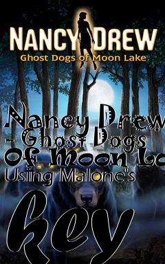 Box art for Nancy Drew - Ghost Dogs Of Moon Lake