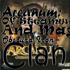 Box art for Arcanum: Of Steamworks And Magic Obscura