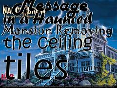 Box art for Nancy Drew - Message in a Haunted Mansion