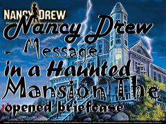 Box art for Nancy Drew - Message in a Haunted Mansion