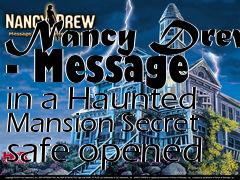 Box art for Nancy Drew - Message in a Haunted Mansion