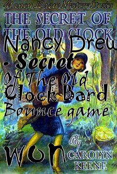 Box art for Nancy Drew - Secret Of The Old Clock