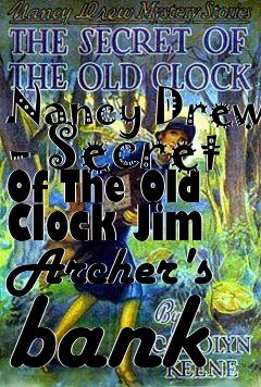 Box art for Nancy Drew - Secret Of The Old Clock