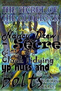 Box art for Nancy Drew - Secret Of The Old Clock