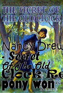 Box art for Nancy Drew - Secret Of The Old Clock