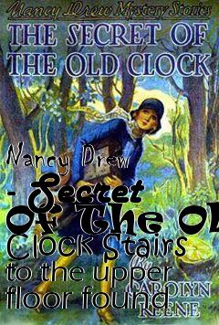 Box art for Nancy Drew - Secret Of The Old Clock