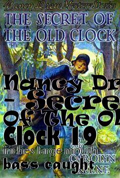 Box art for Nancy Drew - Secret Of The Old Clock