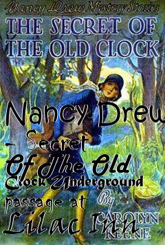 Box art for Nancy Drew - Secret Of The Old Clock