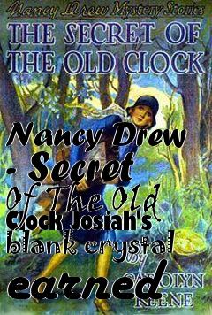 Box art for Nancy Drew - Secret Of The Old Clock