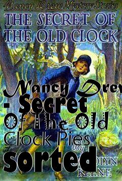 Box art for Nancy Drew - Secret Of The Old Clock