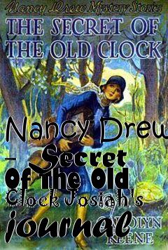 Box art for Nancy Drew - Secret Of The Old Clock