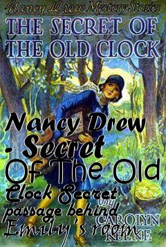 Box art for Nancy Drew - Secret Of The Old Clock