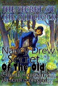 Box art for Nancy Drew - Secret Of The Old Clock