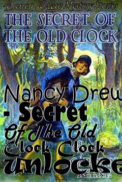 Box art for Nancy Drew - Secret Of The Old Clock