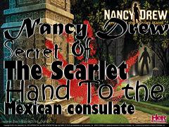 Box art for Nancy Drew: Secret Of The Scarlet Hand