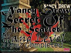 Box art for Nancy Drew: Secret Of The Scarlet Hand